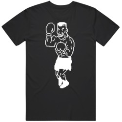 Cool Classic Video Game Mike Tyson's PunchOut NES Character v3 T 