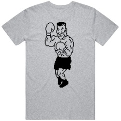 Cool Classic Video Game Mike Tyson's PunchOut NES Character v4 T 