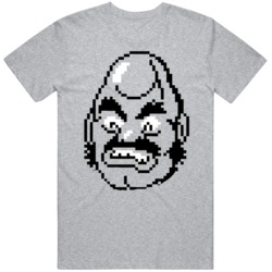 Cool Classic Video Game Mike Tyson's PunchOut NES Bald Bull Chara