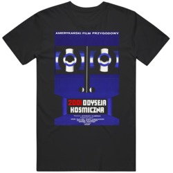 2001 Space Odyssey Retro Classic Polish Movie  Fan T Shirt