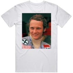 Legendary Race Car Driver F1 Niki Lauda Fan T Shirt