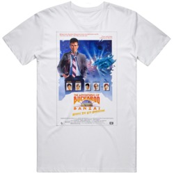 Retro Classic ADVENTURES OF BUCKAROO BANZAI 1984   Movie Fan T Shirt
