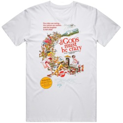 Retro Classic Gods Must Be Crazy 1980 Movie  Fan T Shirt