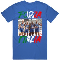 Mens Relay Team Olympic Gold Forza Italia Olympic Fan  T Shirt