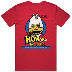 Retro Wax Pack Cult Classic Howard The Duck 80s Movie Fan  T Shirt