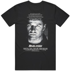 Highlander 1986 Cult Classic Horror Movie  Fan   T Shirt