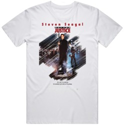 Retro Cult Classic Action Movie Poster Out For Justice Fan V2  T Shirt
