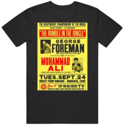 Rumble In The Jungle George Foreman Vs Muhammad Ali Boxing  Fan V2 T S