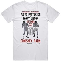 Sonny Liston V Floyd Patterson Sept 25 1962 Boxing  Fan T Shirt