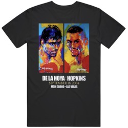 Oscar De La Hoya V Bernard Hopkins 2004 Boxing Fan Fight T Shirt