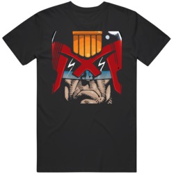 Judge Dredd Comic Fan   T Shirt