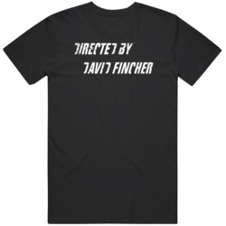 Directed By David Fincher Movie Fan Distressed T Shirt