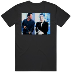 Cult Classic Movie Bank Robbery Scene Bodhi and Utah Fan  T Shirt