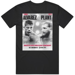 Saul Canelo Alvarez Vs Caleb Plant Boxing  Fan T Shirt