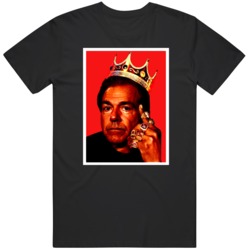 Nick Saban National Champion Big King Parody fan  T Shirt
