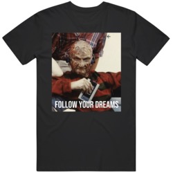 Freddy Krueger A Nightmare on Elm Street Horror Movie Halloween Fan T 