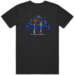 Strider Retro Video Game Fan Start Screen  T Shirt