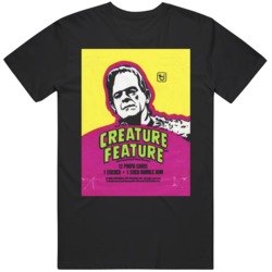 Retro Wax Pack Creature Feature V2  T Shirt