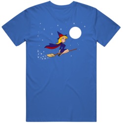 Bewitched Fan Tee Cartoon Witch Tv Show Classic Logo  T Shirt