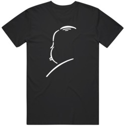 Retro Logo Alfred Hitchcock Drawing Cinema  T Shirt