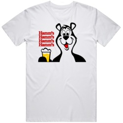 Bear Hamms Beer 60s Classic Beer Retro Advertisement T Shirt