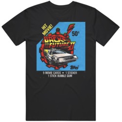 Retro Wax Pack 80s Classic Back to the Future II Fan  T Shirt