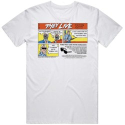 Cult Classic They Live Sci Fi Movie Comic Strip John Carpenter Movie F