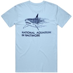 Replica 1980s Baltimore Aquarium   T Shirt