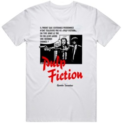 French Grande 1994 Pulp Fiction Movie  Fan T Shirt