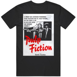 French Grande 1994 Pulp Fiction Movie  Fan V2 T Shirt