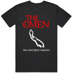 The Omen Cult Classic 1976 Horror Movie  Fan T Shirt