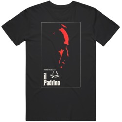 The Godfather Italian Re Release 1970 Movie  Fan T Shirt