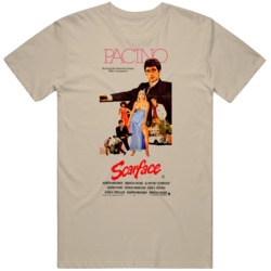 Cult Classic Al Pacino Movie Scarface Australia Movie T Shirt