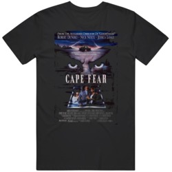 Cult Classic Robert Deniro  Cape Fear Movie T Shirt