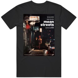 Cult Classic Robert Deniro Mean Streets French Movie T Shirt