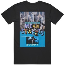 Cult Classic Robert Deniro Mean Streets Japanese Movie T Shirt