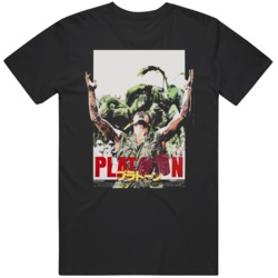 Cult Classic Platoon 1987 Japanese Movie T Shirt