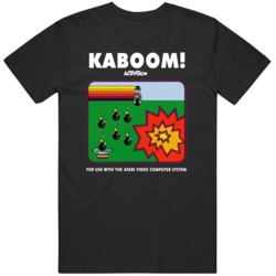 Ka boom Activision Atari 2600 Video Game Fan v3 T Shirt
