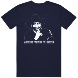 Accident Waiting to Happen Stephen A Smith Funny Football Fan v2 T Shi
