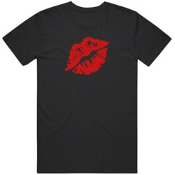 Funny Kiss Lips Lipstick Emoji V2  T Shirt