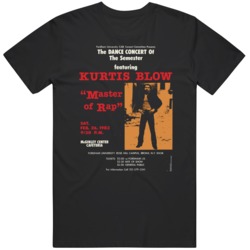 Rerto Kurtis Blow The Master of Rap Feb 26 1983 Poster Music Lover  T 