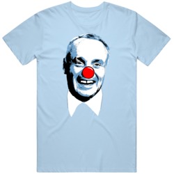 Clown Rob Manfred  Baseball Fan T Shirt