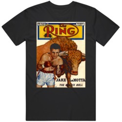 Jake LaMotta Ring Magazine 1949 October Boxing Fan  T Shirt