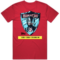 Retro Wax Pack Robocop 2 Movie Fan T Shirt