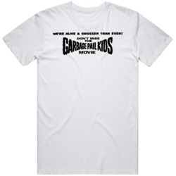 Retro Garbage Pail Kids The Movie Advertisement Wax Pack Fan T Shirt