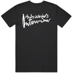 Warhol Magazine Andy Warhols Interview Fan V2  T Shirt