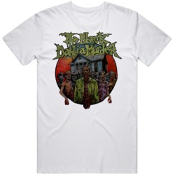 The Black Dahlia Europe Tour Death Metal Band Zombie Logo Fan  T Shirt