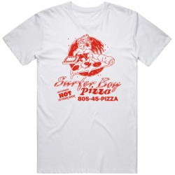 Surfer Boy Pizza  T Shirt