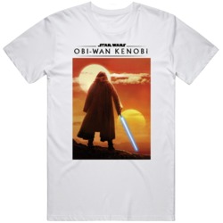 Star Wars Obi-Wan Kenobi Two Suns and Kenobi on the Horizon T Shirt
