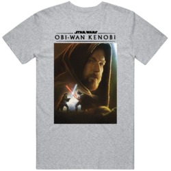 Obi-Wan Kenobi Darth Vader vs Kenobi Artistic Lightsaber Duel T Shirt